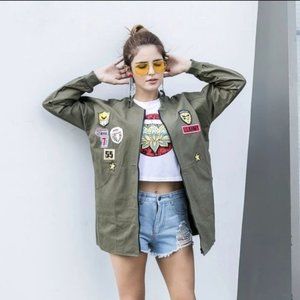 Beautiful It Girls Army Green Jacket